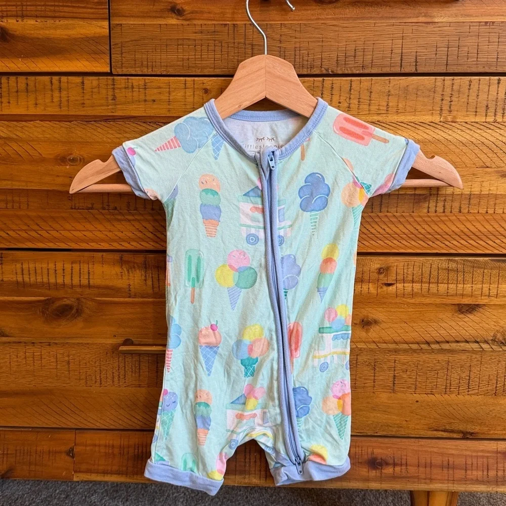 Little Sleepies Ice Cream Print Kids One Piece 🍦